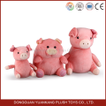 Custom 10 pulgadas de peluche promocional felpa de cerdo